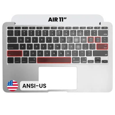 Top Case with Non-Backlit Keyboard (ANSI US) For MacBook Air 11" A1370 (2010)