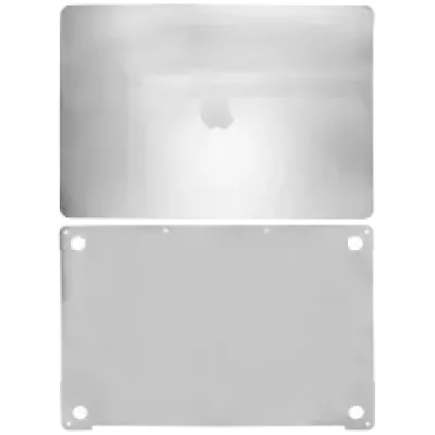 Захисна плівка 2 в 1 (топ, низ) для MacBook Pro 15" A1990 (2018-2019) / A1707 (2016-2017) (сріблястий)