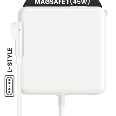 Apple 45W MagSafe 1 Wall Adapter (L-Style) (OEM Grade A, Bulk Packaging)