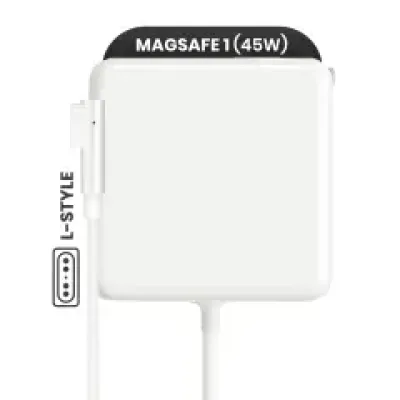 Адаптер живлення Apple 45W MagSafe 1 Wall (L-Style) (OEM Grade A, Bulk Packaging)