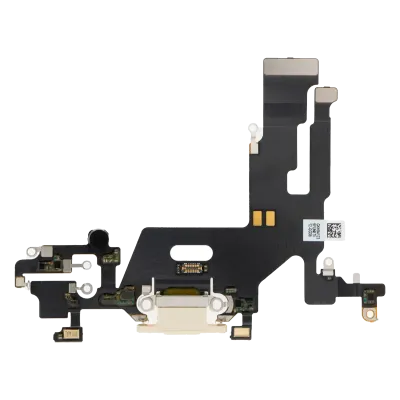 Charging Port Flex Cable For iPhone 11 (Premium) (White)