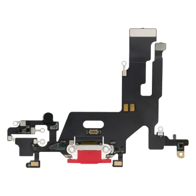Charging Port Flex Cable For iPhone 11 (Premium) (Red)