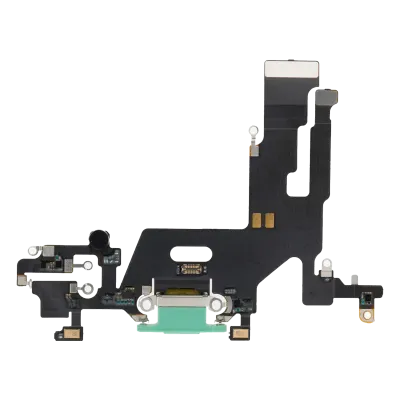 Charging Port Flex Cable For iPhone 11 (Premium) (Green)