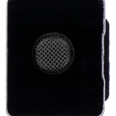 Flash Light / Power Flex Bracket With Microphone Mesh For iPhone 11 (Black) (10 Pack)