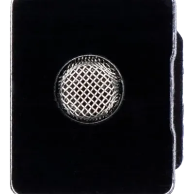 Flash Light / Power Flex Bracket With Microphone Mesh For iPhone 11 (White) (10 Pack)