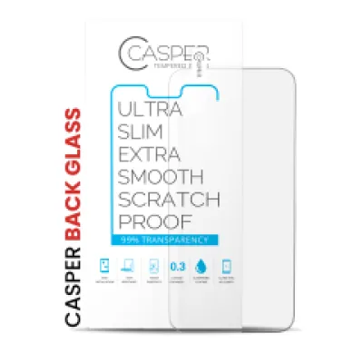 Загартоване скло Casper (задня кришка) для iPhone XS Max (100 уп) (прозоре)