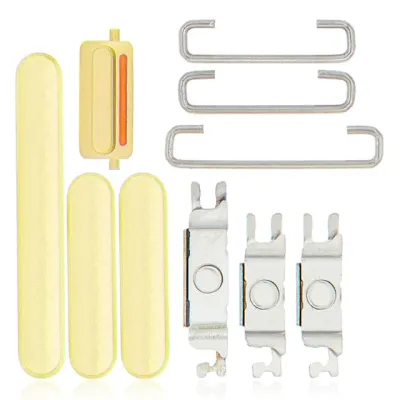 Hard Buttons (Power / Volume / Switch) For iPhone 11 (Yellow)