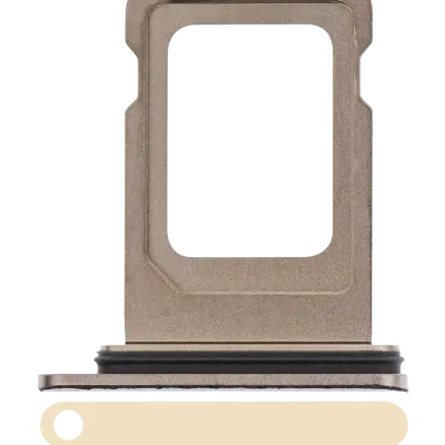 Single Sim Card Tray For iPhone 11 Pro / 11 Pro Max (Gold)
