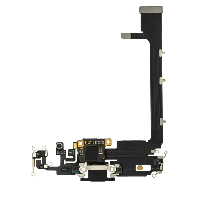 Charging Port Flex Cable With Board For iPhone 11 Pro Max (Aftermarket Plus) (Space Gray)