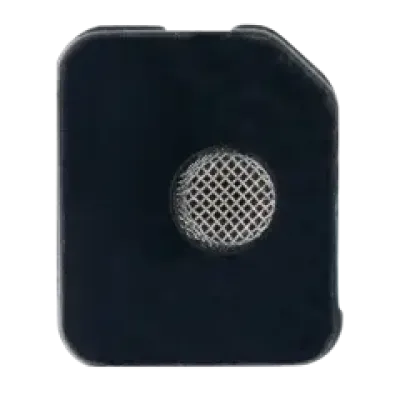 Кріплення вспишки / живлення з мікрофонною сіткою для iPhone 11 Pro Max (Silver) (уп. 10 шт)