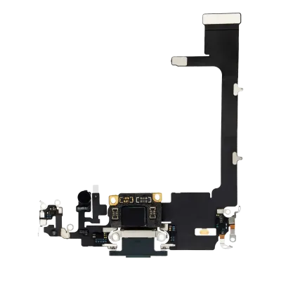 Charging Port Flex Cable With Board For iPhone 11 Pro (Premium) (Midnight Green)