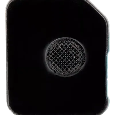 Flash Light / Power Flex Bracket With Microphone Mesh For iPhone 11 Pro (Space Gray) (10 Pack)