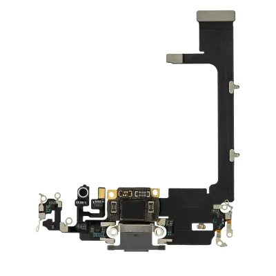 Charging Port Flex Cable With Board For iPhone 11 Pro (Aftermarket Plus) (Midnight Green)