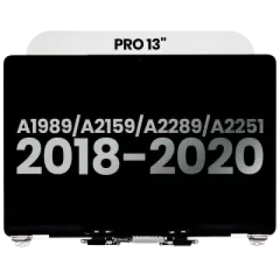 Повний дисплейний модуль для MacBook Pro 13" A1989 (2018-2019) / A2159 (2019) / A2289 / A2251 (2020) (Used OEM Pull: Grade A) (Silver)