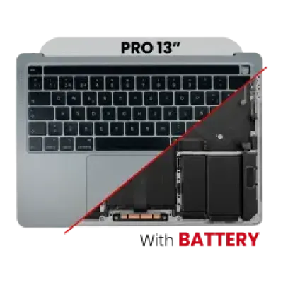 Топкейс з акумулятором і клавіатурою (ISO UK) для MacBook Pro 13" A2251 (2020) (Space Gray)