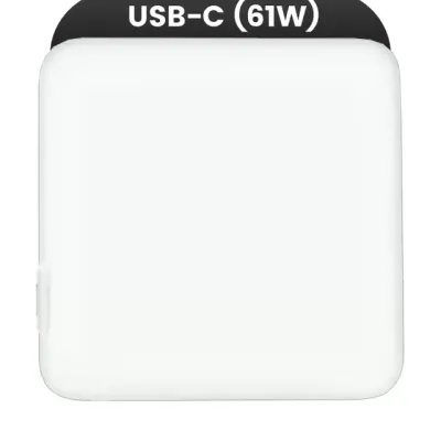 Адаптер живлення Apple 61W USB-C для MacBook (OEM Grade A, Bulk Packaging)