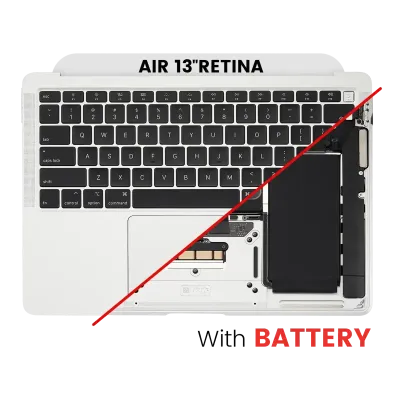 Топкейс з акумулятором і клавіатурою (ANSI US) для MacBook Air 13" A2179 (2020) (Silver)