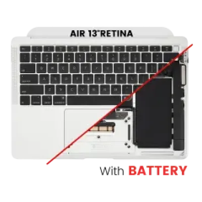 Топкейс з акумулятором і клавіатурою (ANSI US) для MacBook Air 13" A2179 (2020) (Silver)
