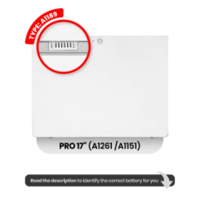 Акумулятор (A1189) для MacBook Pro 17" A1261 / A1151 (2006-2008)