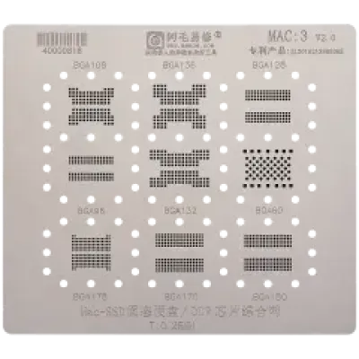 Трафарет SSD-DDR / IC для MacBook (MAC 3)