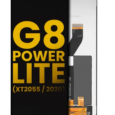 Дисплейний модуль (LCD) без рамки для Motorola Moto G8 Power Lite (XT2055 / 2020) (Refurbished) (Black)