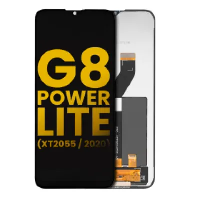Дисплейний модуль (LCD) без рамки для Motorola Moto G8 Power Lite (XT2055 / 2020) (Refurbished) (Black)