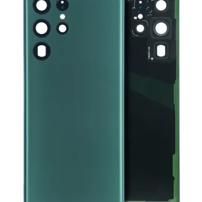Задня кришка зі склом і склом камери для Samsung Galaxy S22 Ultra (Service Pack) (зелений)