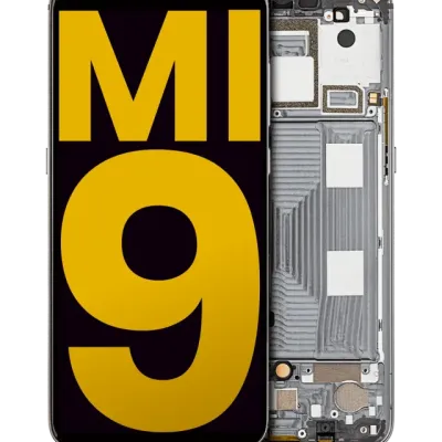 OLED Assembly With Frame For Xiaomi Mi 9 (Refurbished) (Piano Black)
