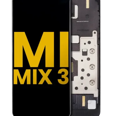Дисплейний модуль (OLED) з рамкою для Xiaomi Mi Mix 3 (Refurbished) (Всі кольори)
