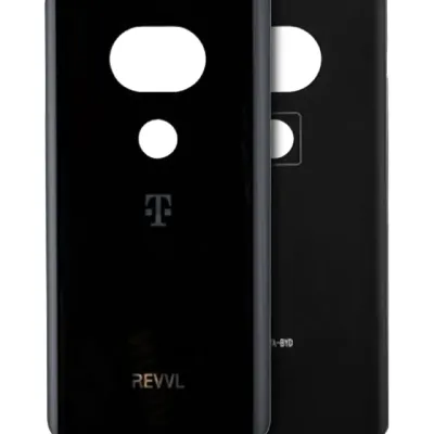 Back cover Glass For Motorola Moto G7 Plus Revvl (XT1965-T / 2019) (Genuine OEM) (Black)