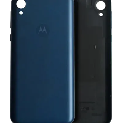 Back cover Glass For Motorola Moto E6 (XT2005 / 2019) (Genuine OEM) (Navy)