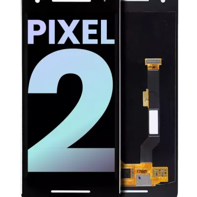 Дисплейний модуль (OLED) без рамки для Google Pixel 2 (Genuine OEM) (чорний)