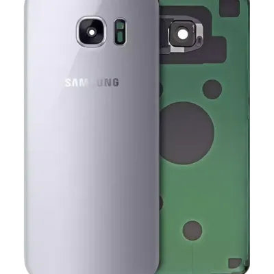Заднє скло для Samsung Galaxy S7 Edge (Service Pack) (Silver Titanium)
