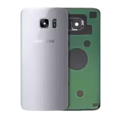 Заднє скло для Samsung Galaxy S7 Edge (Service Pack) (Silver Titanium)