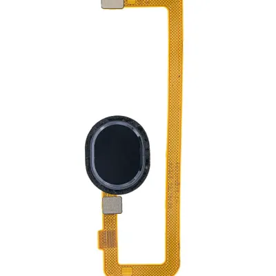Датчик відбитків пальців зі шлейфом для Samsung Galaxy A10s (A107 / 2019) (чорний)