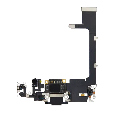 Charging Port Flex Cable With Board For iPhone 11 Pro (Used OEM Pull) (Space Gray)