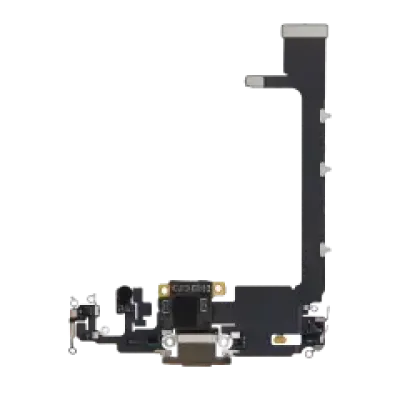 Шлейф зарядки з платою для iPhone 11 Pro Max (Used OEM Pull) (Gold)