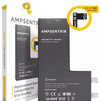 Replacement Battery Core with Universal Tag-On Flex For iPhone 11 Pro Max (Spot Welding Required) (Core)