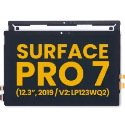 Дисплейний модуль (LCD) з тачскріном для Microsoft Surface Pro 7 (Extension Cable Included) (1866 / Version 2: LP123WQ2) (Refurbished)