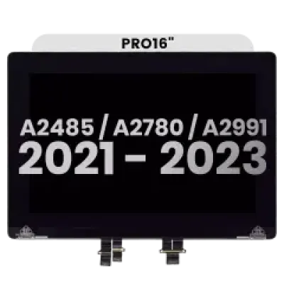 Дисплейний модуль LCD для MacBook Pro 16" A2485 (2021) Pro / Max / A2780 (2023) / A2991 (2023) (Used OEM Pull: Grade B) (Silver)