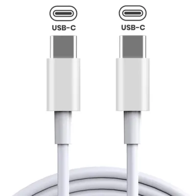 Кабель Apple Thunderbolt 3 USB-C to USB-C для MacBook / iMac / Mac (1м / 3 ft) (OEM Grade A, Bulk Packaging)