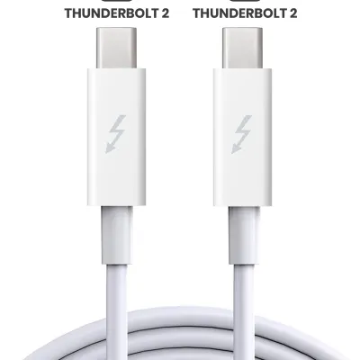 Кабель Apple Thunderbolt 2 для MacBook / iMac / Mac (1м / 3 ft) (OEM Grade A, Bulk Packaging)