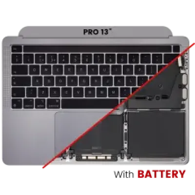 Топкейс з акумулятором і клавіатурою (ANSI US) для MacBook Pro 13" A2338 (2020) (M1) (Space Gray)
