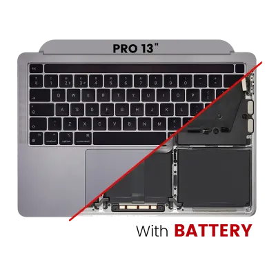 Топкейс з акумулятором і клавіатурою (ISO UK) для MacBook Pro 13" A2338 (2020) (Space Gray)