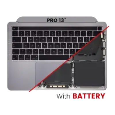 Топкейс з акумулятором і клавіатурою (ISO UK) для MacBook Pro 13" A2338 (2020) (Space Gray)
