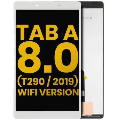 Дисплейний модуль (LCD) без рамки для Samsung Galaxy Tab A 8.0" (T290) (2019) (WiFi Version) (Refurbished) (білий)