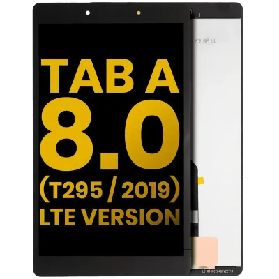 Дисплейний модуль (LCD) без рамки для Samsung Galaxy Tab A 8.0" (T295) (2019) (LTE Version) (Refurbished) (чорний)