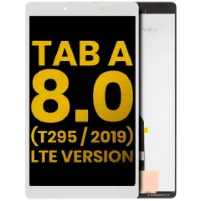 Дисплейний модуль (LCD) без рамки для Samsung Galaxy Tab A 8.0" (T295) (2019) (LTE Version) (Refurbished) (білий)