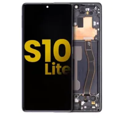 Дисплейний модуль для Samsung Galaxy S10 Lite (Refurbished) (Prism Black)