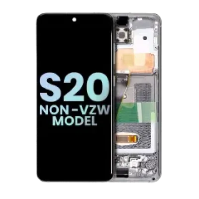 Дисплейний модуль для Samsung Galaxy S20 5G (Non-Verizon 5G UW Frame) (Service Pack) (Cosmic Gray)